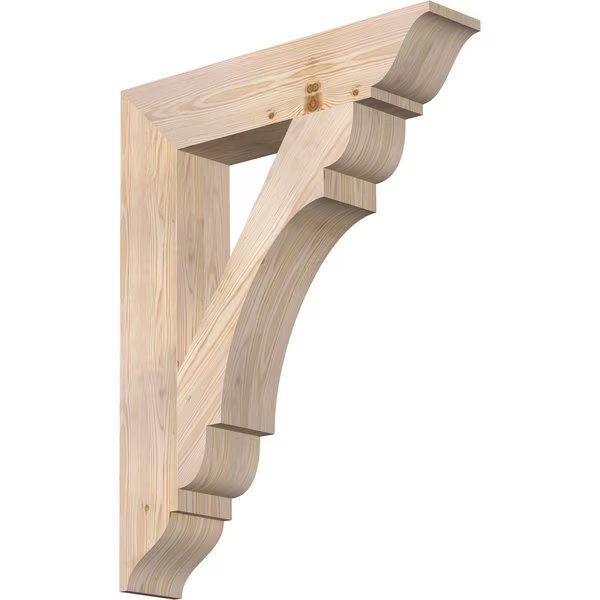 Olympic Traditional Smooth Bracket, Douglas Fir, 5 1/2